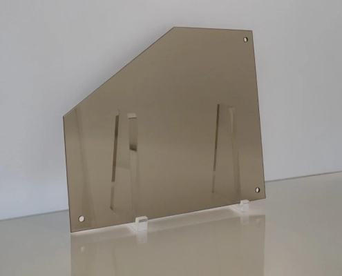 Pannello in policarbonato compatto fumé bronzo