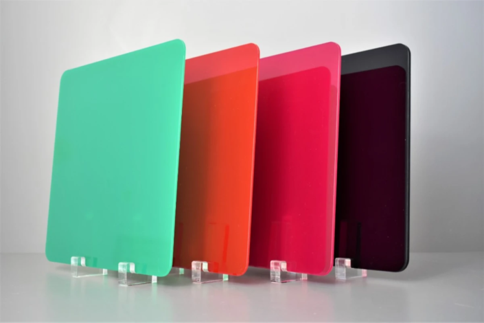 Plexiglass colorato